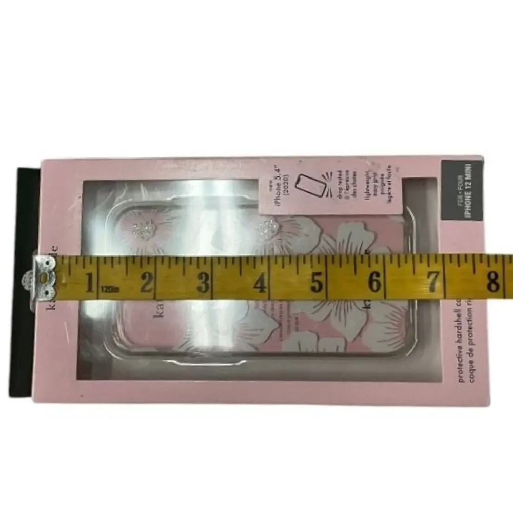 Kate Spade Floral Crystal Phone Case Protective Hardshell iPhone 12‎ Mini & 5.4